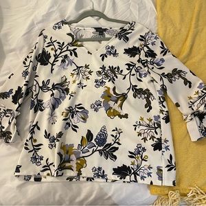 Ann Taylor floral blouse